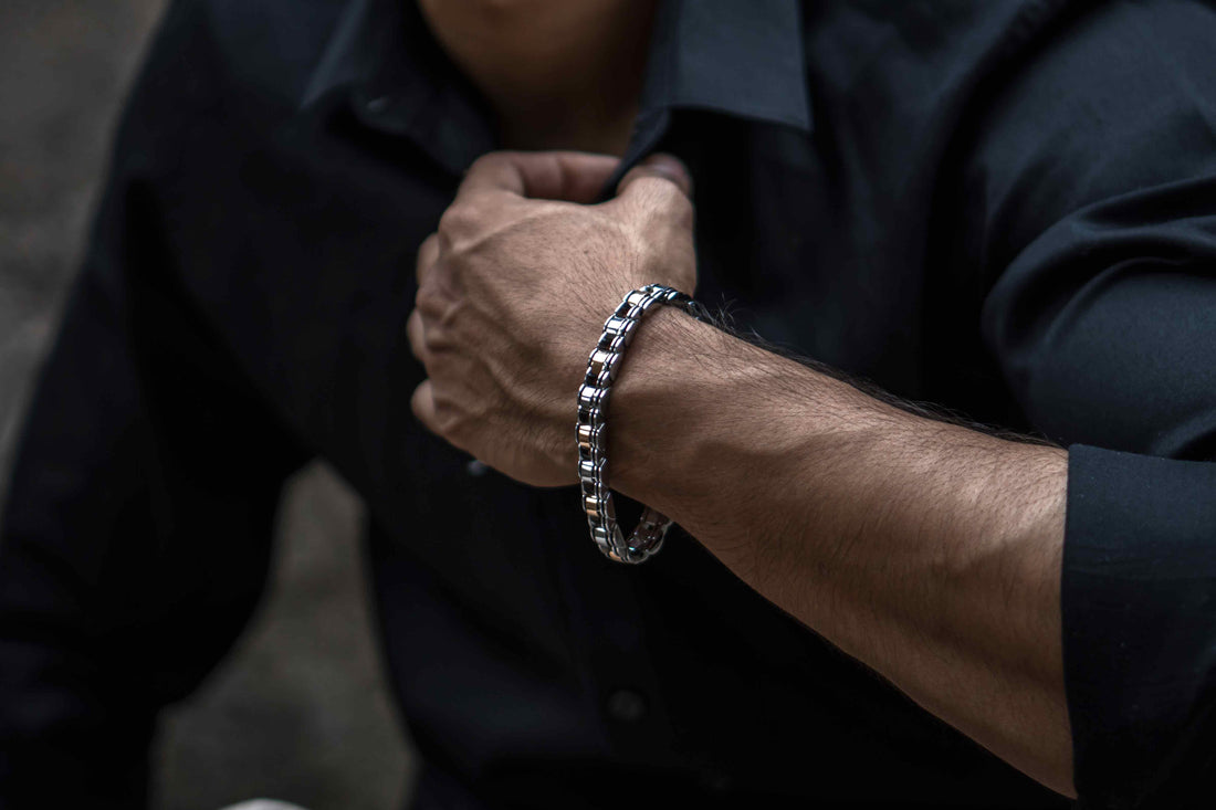 Silver Bracelet for Men | Pure Silver Bracelet for Mens with Price