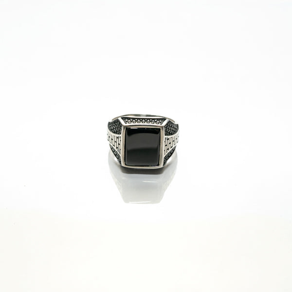 Black Zircon Stone Ring , Silver Sword Pattern Ring , Man Black Stone Ring  , Ottoman Style Ring , 925k Sterling Silver Ring , Gift for Him - Etsy  Israel