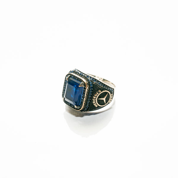Royal Blue Stone Silver Ring