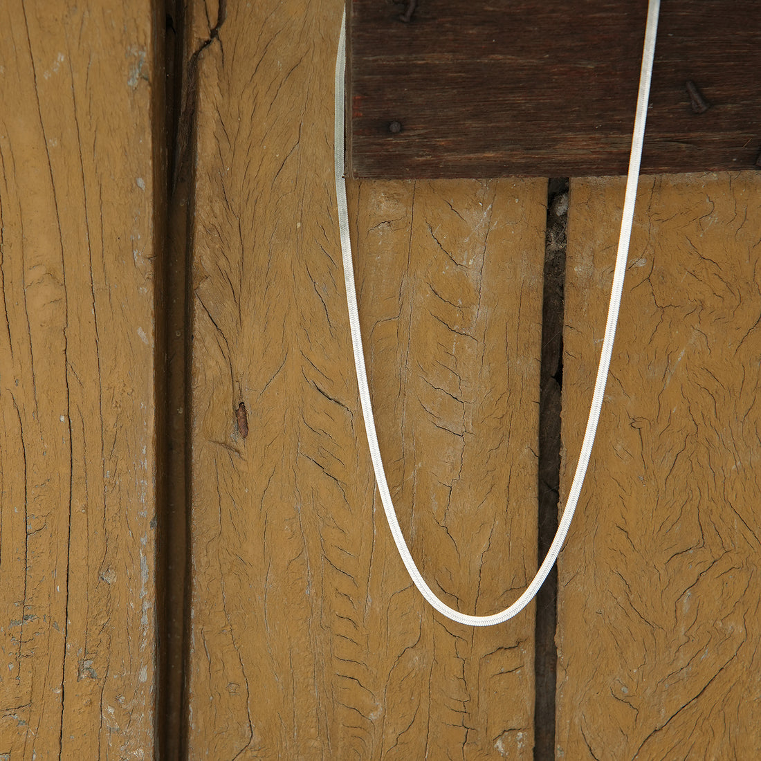 Flat Silver Chain