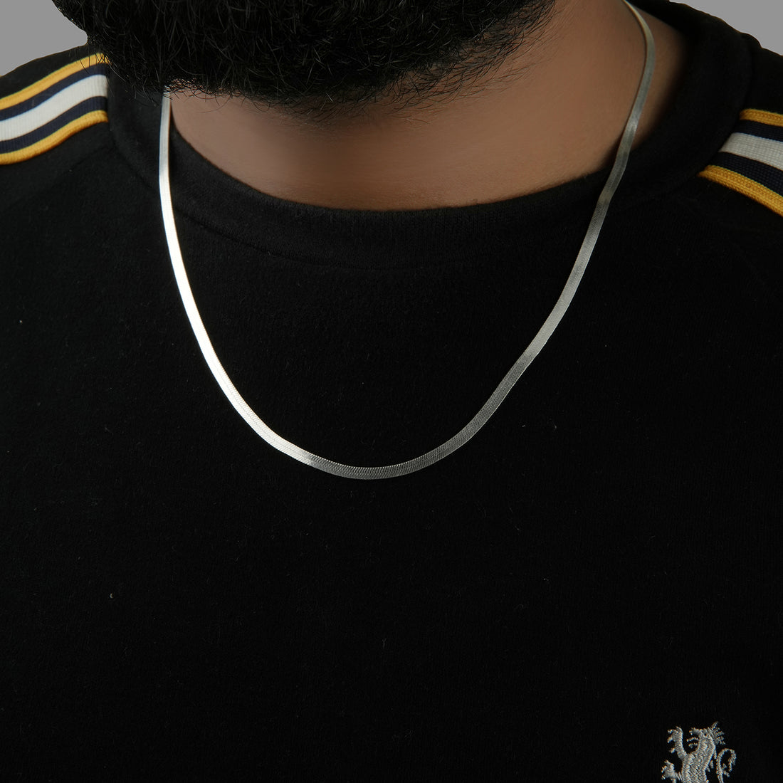 Flat Silver Chain