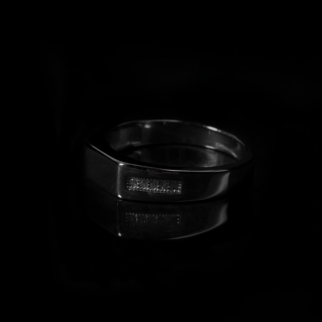 Stag silver ring