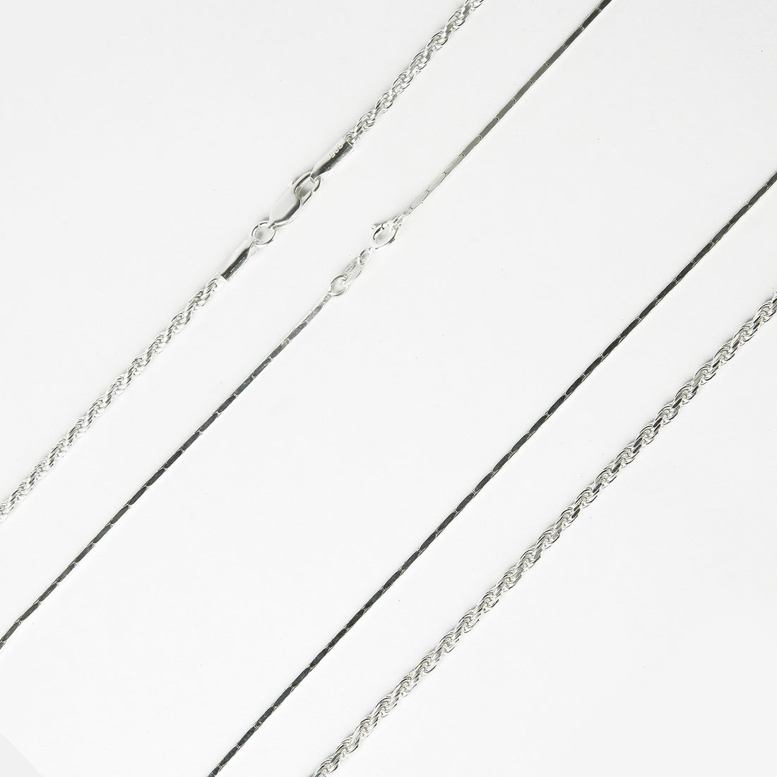 Rope & Line Silver Chain Combo