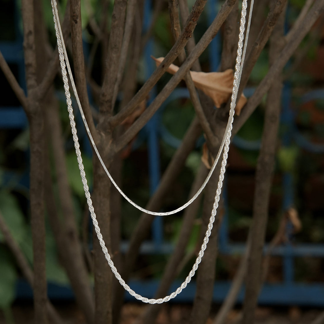 Rope & Line Silver Chain Combo